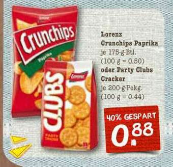 nahkauf Lorenz Crunchips Paprika Oder Party Clubs Cracker Angebot