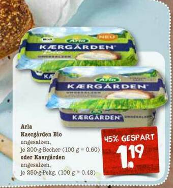 nahkauf Arla Kærgården Oder Kærgården Bio Angebot