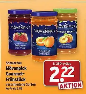 Wasgau Schwartau mövenpick gourmet-frühstück Angebot