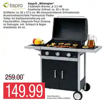 Marktkauf Tepro Gasgrill ,,Wilmington" Angebot