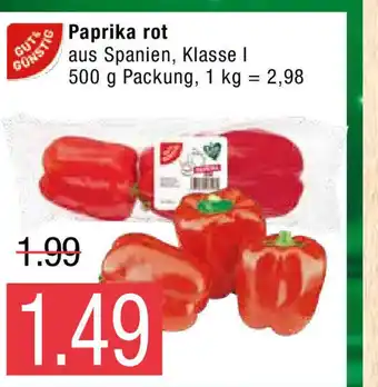 Marktkauf Paprika Rot 500g Angebot