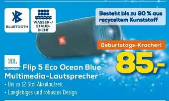 Euronics XXL JBL Flip 5 Eco Ocean Blue Multimedia Lautsprecher Angebot