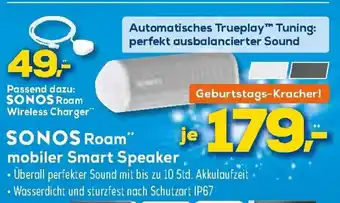 Euronics XXL Sonos Roam mobiler Smart Speaker Angebot