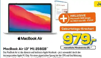 Euronics XXL MacBook Air 13" M1 256GB Angebot