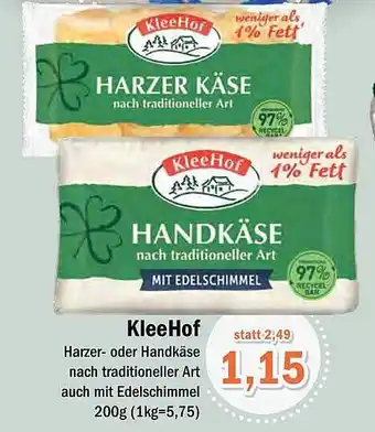 Aktiv Irma Kleehof harzer- oder handkäse Angebot