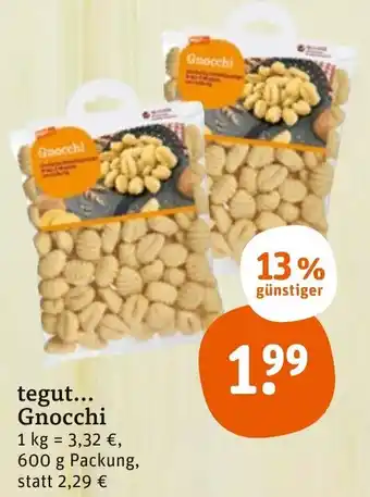 tegut tegut...Gnocchi 600 g Packung Angebot