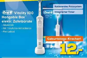 Euronics XXL Oral B Vitality 100 Hangable Box elektr. Zahnbürste Angebot