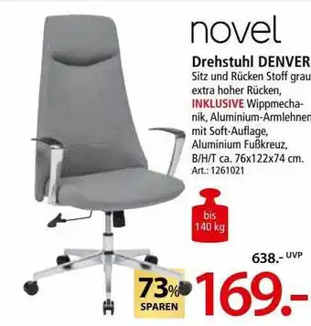 Zurbrüggen Novel drehstuhl denver Angebot