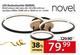 Zurbrüggen Novel led-deckenleuchte marval Angebot