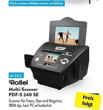 Aldi Süd Rollei multi-scanner pdf-s 240 se Angebot