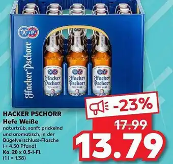 Kaufland Hacker pschorr hefe weiße Angebot