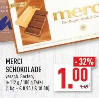 Marktkauf Merci schokolade Angebot