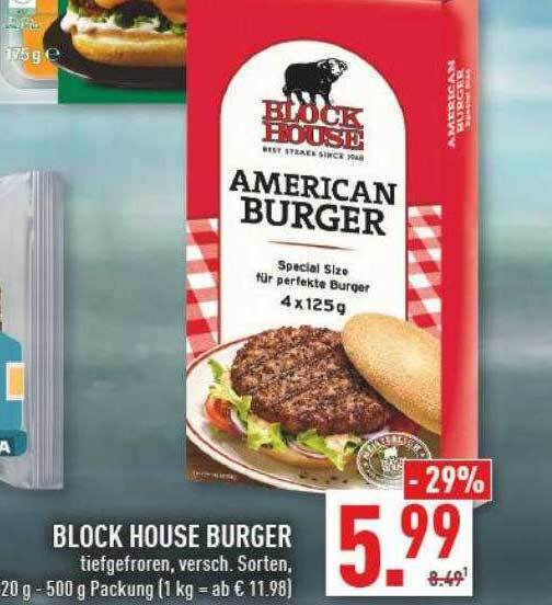 Block house burger Angebot bei Marktkauf