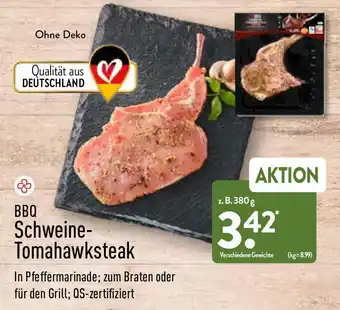 Aldi Nord BBQ Schweine Tomahawksteak 380g Angebot