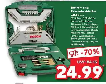 Kaufland Bohrer- und schrauberbit-set „x-line“ bosch Angebot