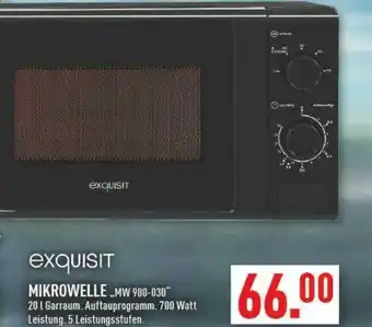 Marktkauf Exquisit mikrowelle „mw 900-030“ Angebot