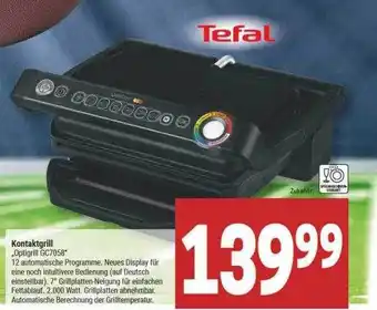 Marktkauf Tefal kontaktgrill „optigrill gc7058“ Angebot