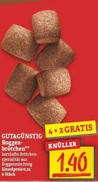 NP Discount Gut & günstig roggenbrötchen Angebot