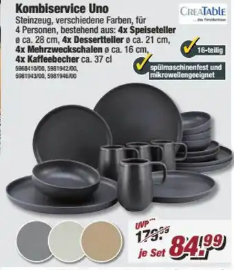 Poco Creatable kombiservice uno Angebot