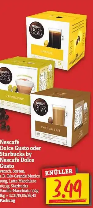 NP Discount Nescafé dolce gusto oder starbucks by nescafé dolce gusto Angebot