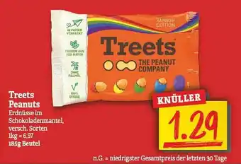 NP Discount Treets peanuts Angebot