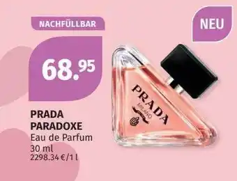 Müller Prada paradoxe eau de parfum Angebot