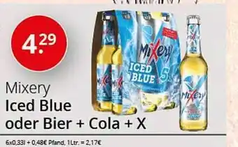 Sagasser Mixery iced blue oder bier + cola + x Angebot