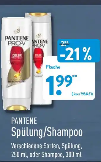 Aldi Nord Pantene Shampoo oder Spülung 250/300ml Angebot