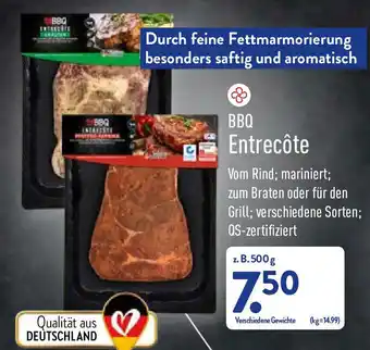 Aldi Nord BBQ Entrecôte 500g Angebot