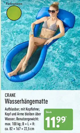 Aldi Nord Crane Wasserhängematte Angebot