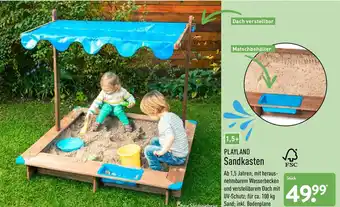 Aldi Nord Playland Sandkasten Angebot