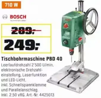 OBI Bosch Tischbohrmaschine PBD 40 Angebot