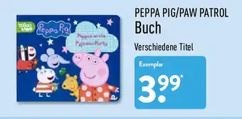 Aldi Nord Peppa Pig/Paw Patrol Buch Angebot