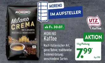 Aldi Nord Moreno Kaffee 1kg Angebot