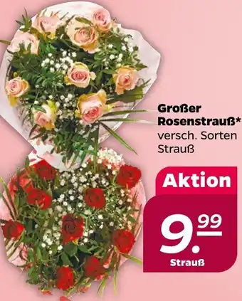 NETTO Großer Rosenstrauß Angebot