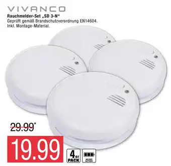 Marktkauf Vivanco Rauchmelder Set ,,SD 3-N" Angebot