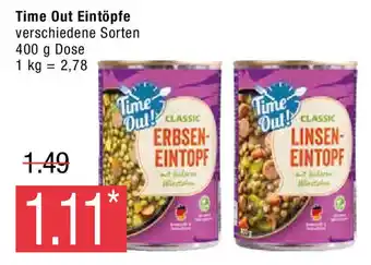 Marktkauf Time Out Eintopfe 400g Angebot