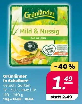 NETTO Grünländer in Scheiben 110-140 g Angebot