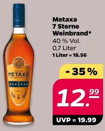 NETTO Metaxa 7 Sterne Weinbrand 0,7 Liter Angebot