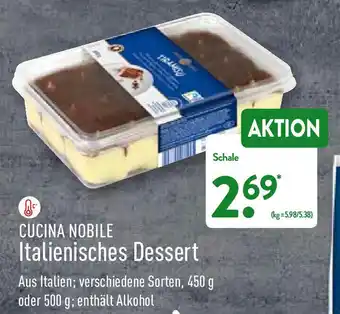 Aldi Nord Cucina Nobile Italienisches Dessert 450/500g Angebot