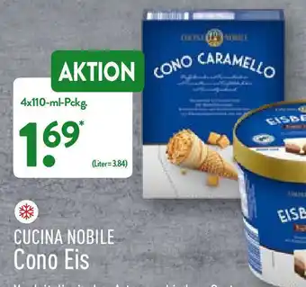 Aldi Nord Cucina Nobile Cono Eis 4x110ml Angebot