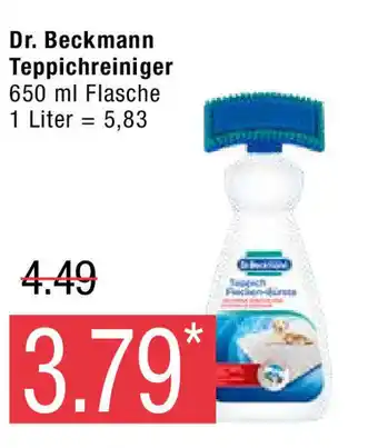 Marktkauf Dr. Beckmann Teppichreiniger 650ml Angebot