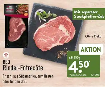 Aldi Nord BBQ Rinder Entrecôte 250g Angebot