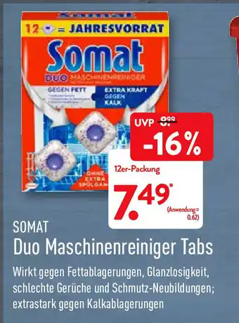 Aldi Nord Somat Duo Maschinenreiniger Tabs Angebot