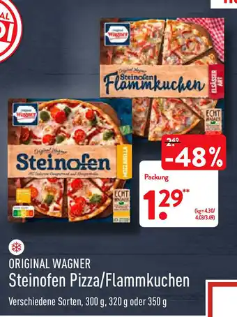 Aldi Nord Original Wagner Steinofen Pizza oder Flammkuchen Angebot