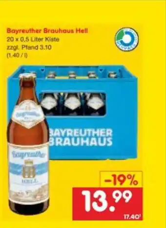 Netto Marken-Discount Bayreuther brauhaus hell Angebot