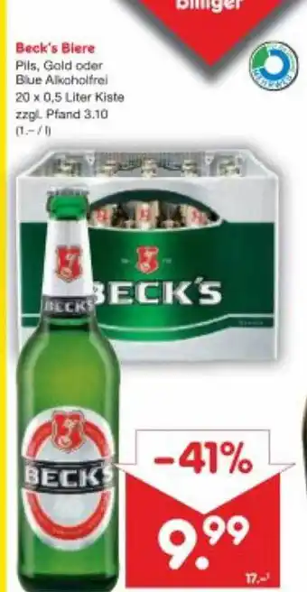 Netto Marken-Discount Beck's biere Angebot