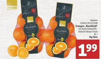 Marktkauf Edeka selection orangen „navelgold“ Angebot