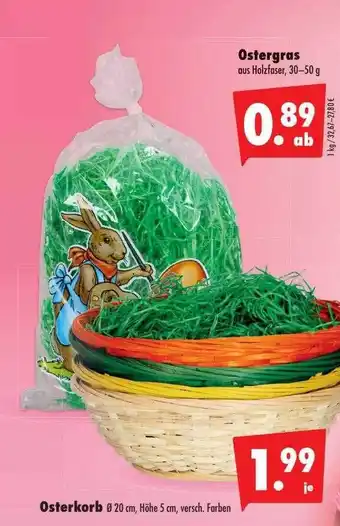 Mäc Geiz Ostergras oder osterkorb Angebot