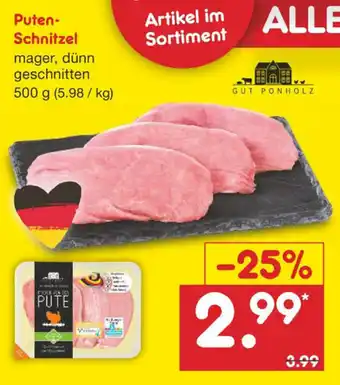 Netto Marken-Discount Putenschnitzel 500g Angebot